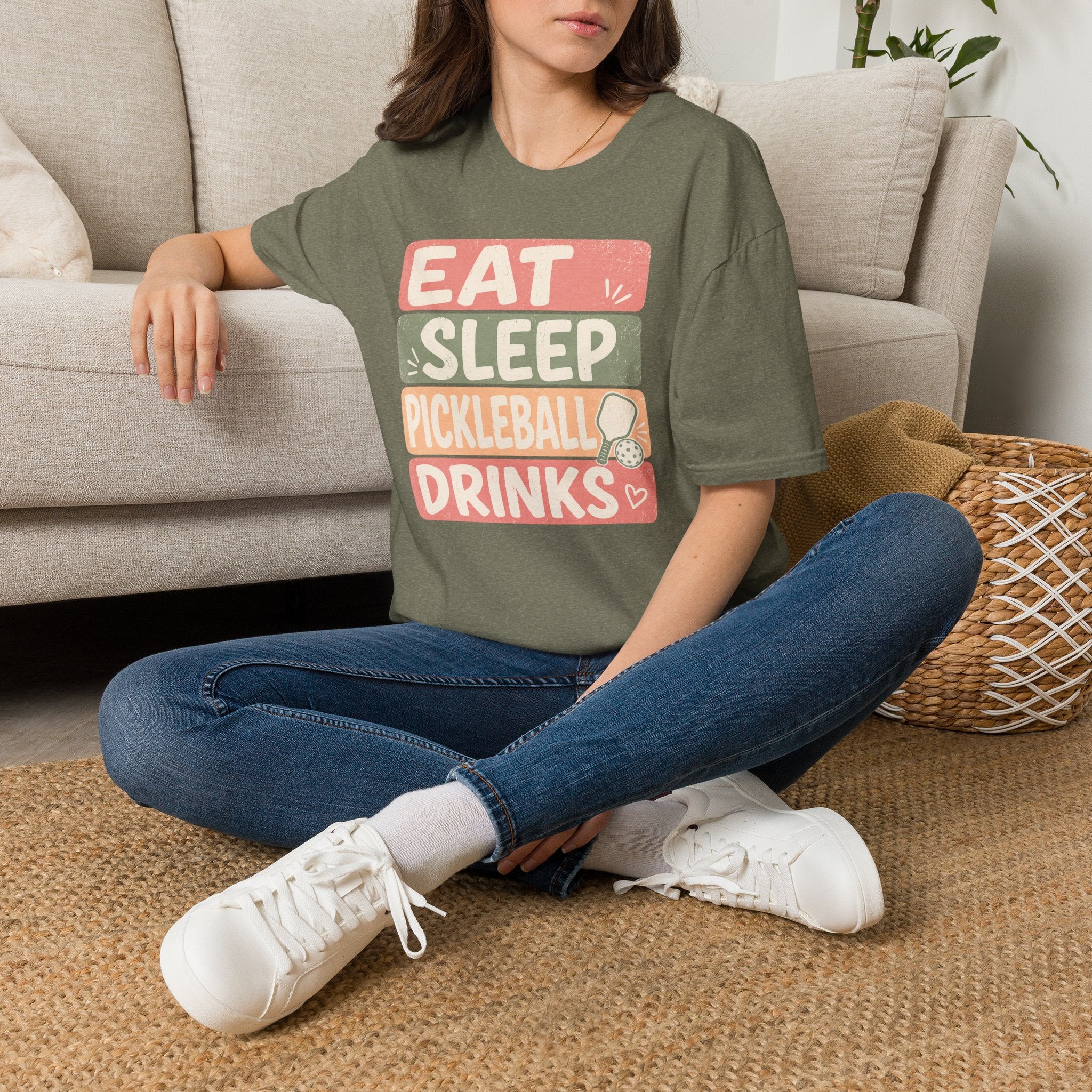 T-Shirt "Eat. Sleep. Pickleball. Drinks."