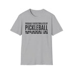 T-Shirt "Overstimulated by Pickleball"