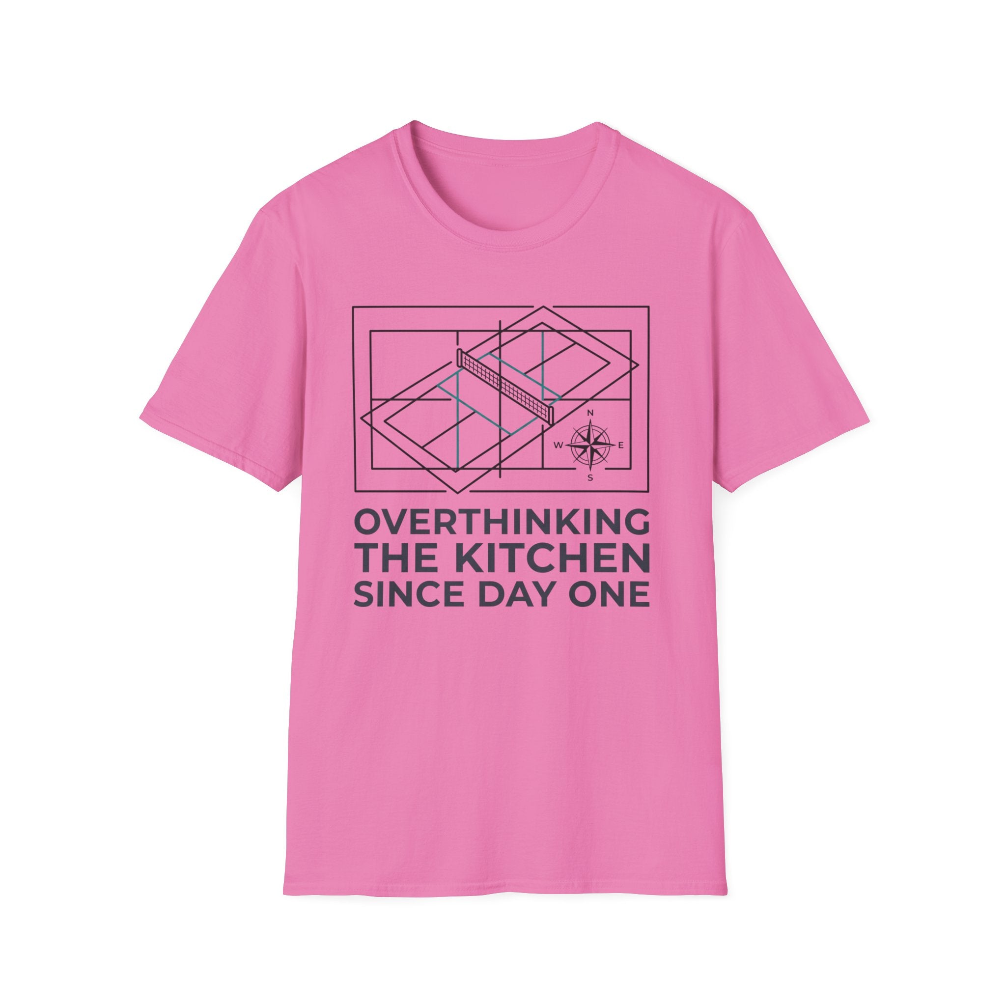 T-Shirt "Overthinking the Kitchen Since Day One"