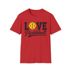 T-Shirt "Love Pickleball" Yellow