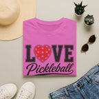 T-Shirt "Love Pickleball" Red