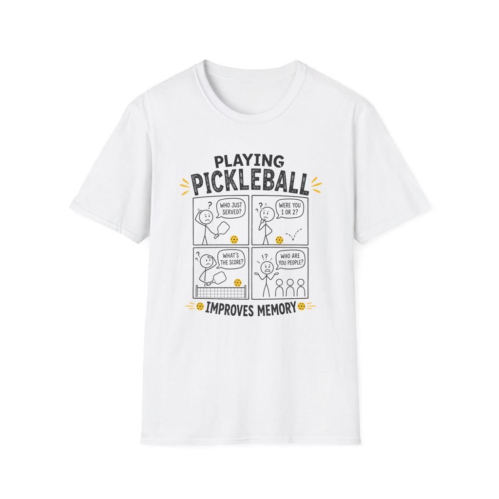 T-Shirt "Playing Pickleball Improves Memory"