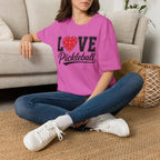 T-Shirt "Love Pickleball" Red