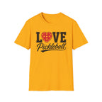 T-Shirt "Love Pickleball" Red
