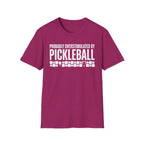 T-Shirt "Overstimulated by Pickleball"