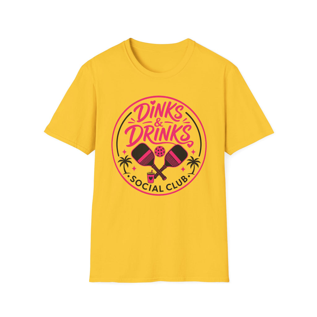 T-Shirt "Dinks and Drinks Social Club"