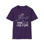 T-Shirt "Dink Like A Girl" Line Art