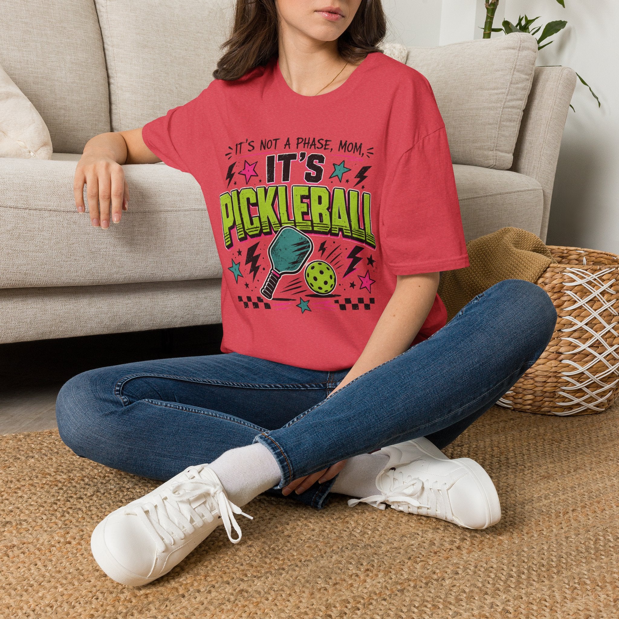 T-Shirt "It's Not A Phase Mom, It's Pickleball"