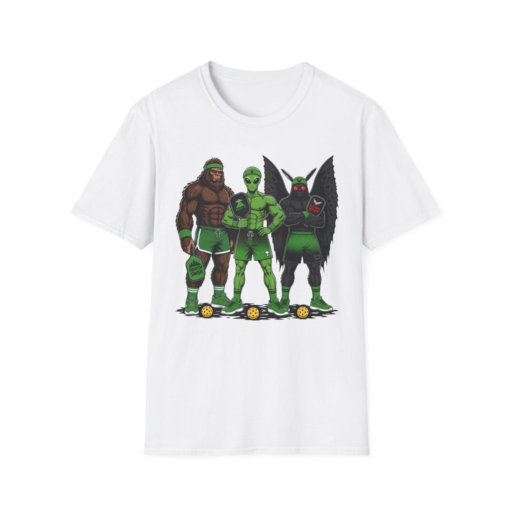 T-Shirt "Bigfoot Alien Mothman" Pickleball