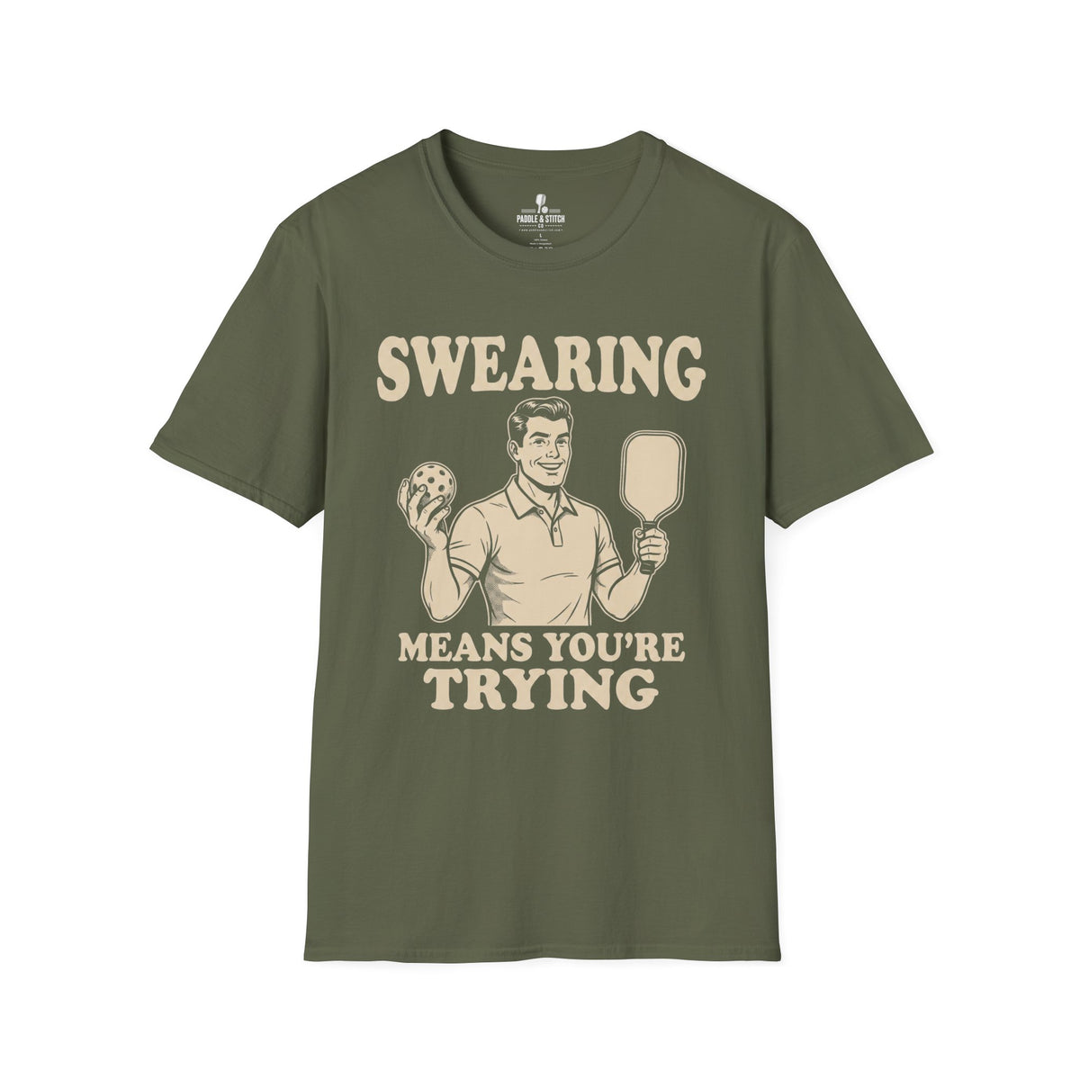 T-Shirt "Swearing Trying"