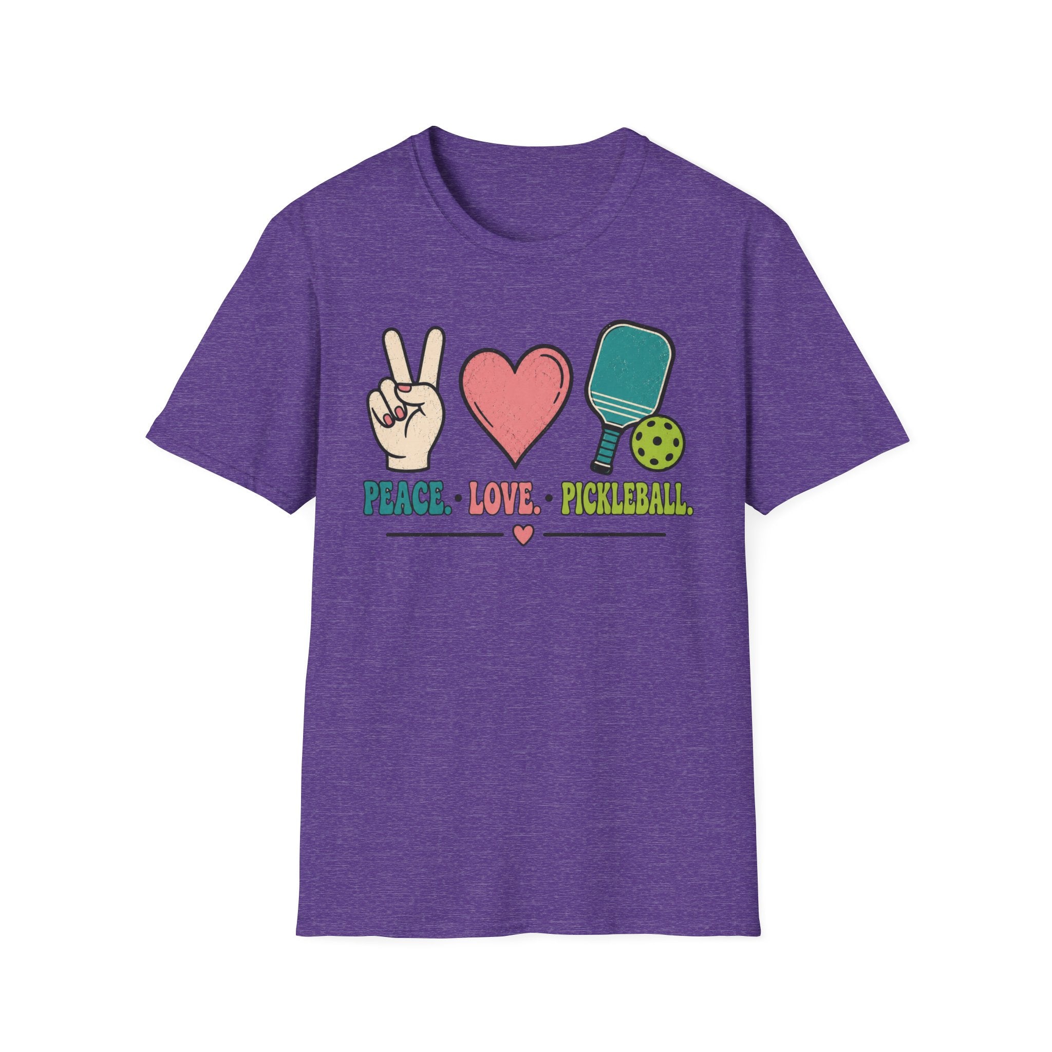 T-Shirt "Peace. Love. Pickleball."