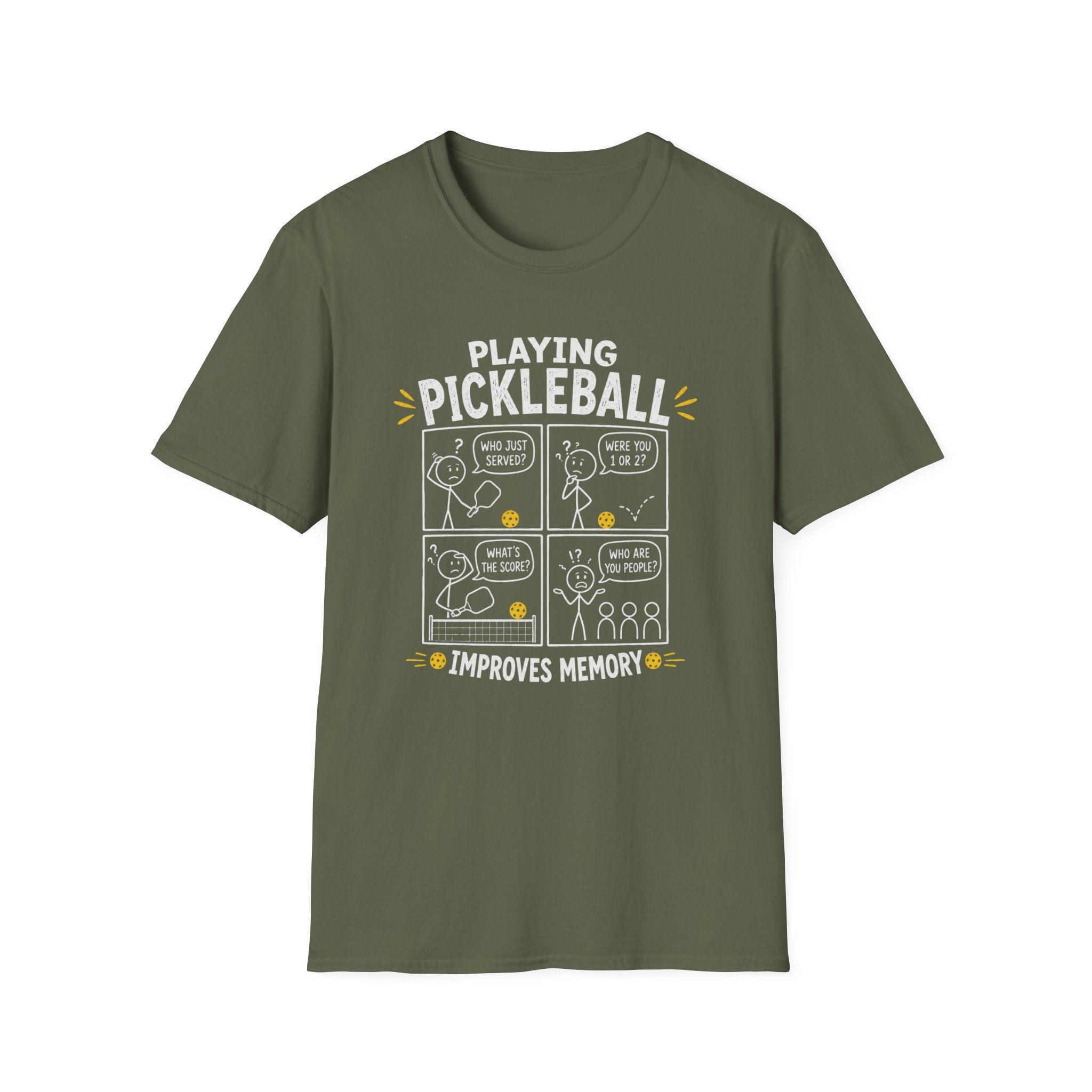 T-Shirt "Playing Pickleball Improves Memory"
