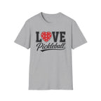 T-Shirt "Love Pickleball" Red