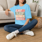 T-Shirt "Eat. Sleep. Pickleball. Drinks."