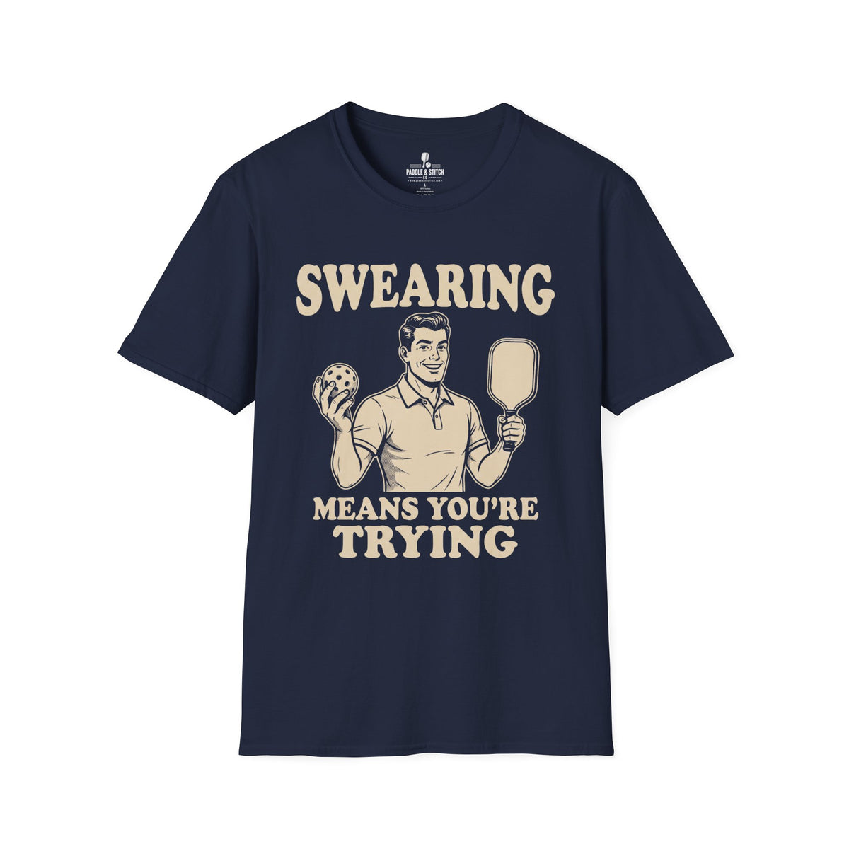 T-Shirt "Swearing Trying"