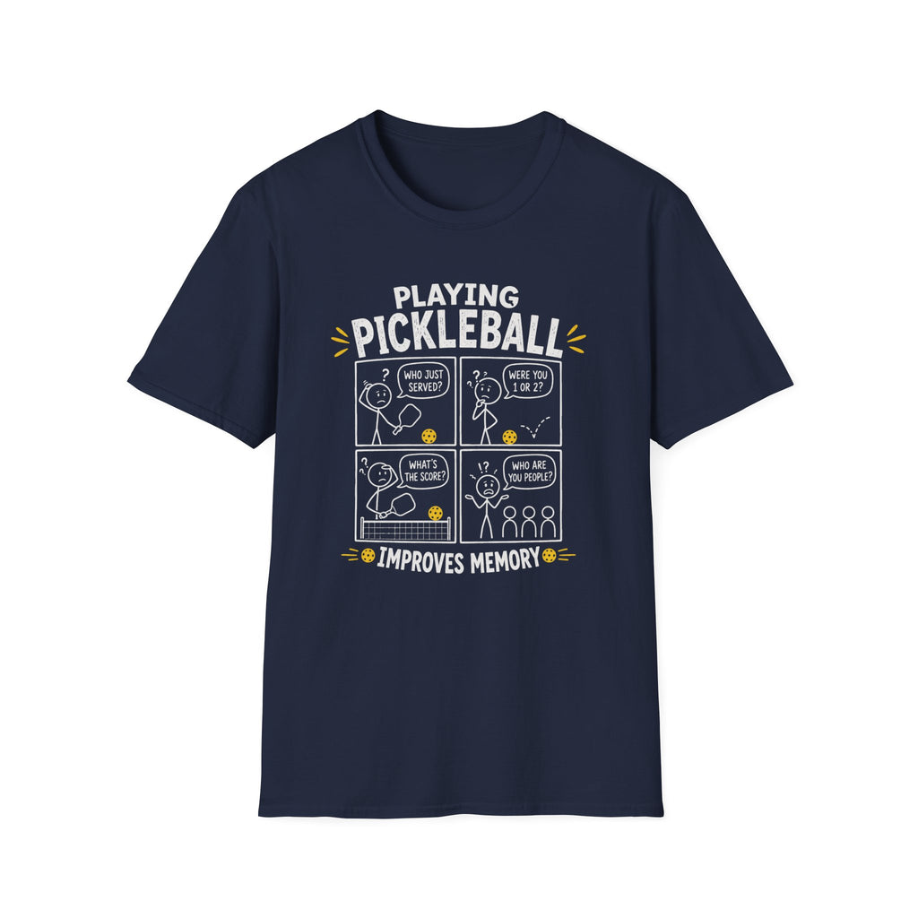 T-Shirt "Playing Pickleball Improves Memory"