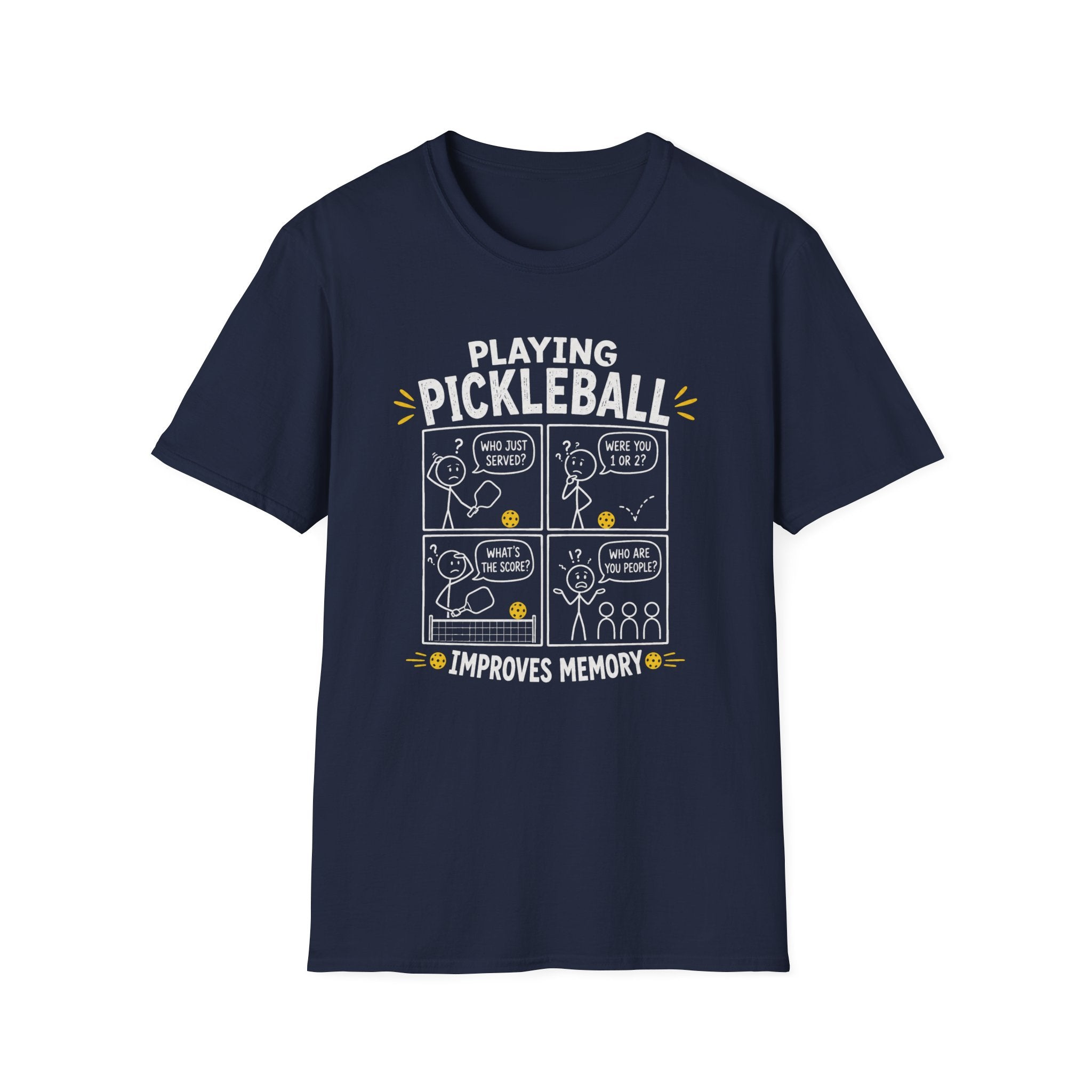 T-Shirt "Playing Pickleball Improves Memory"