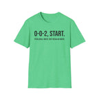 T-Shirt "0-0-2, START. — Pickleball Math"
