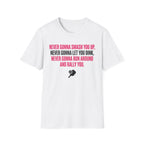 T-Shirt "Never Gonna Smash You Up"