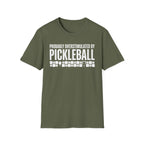 T-Shirt "Overstimulated by Pickleball"
