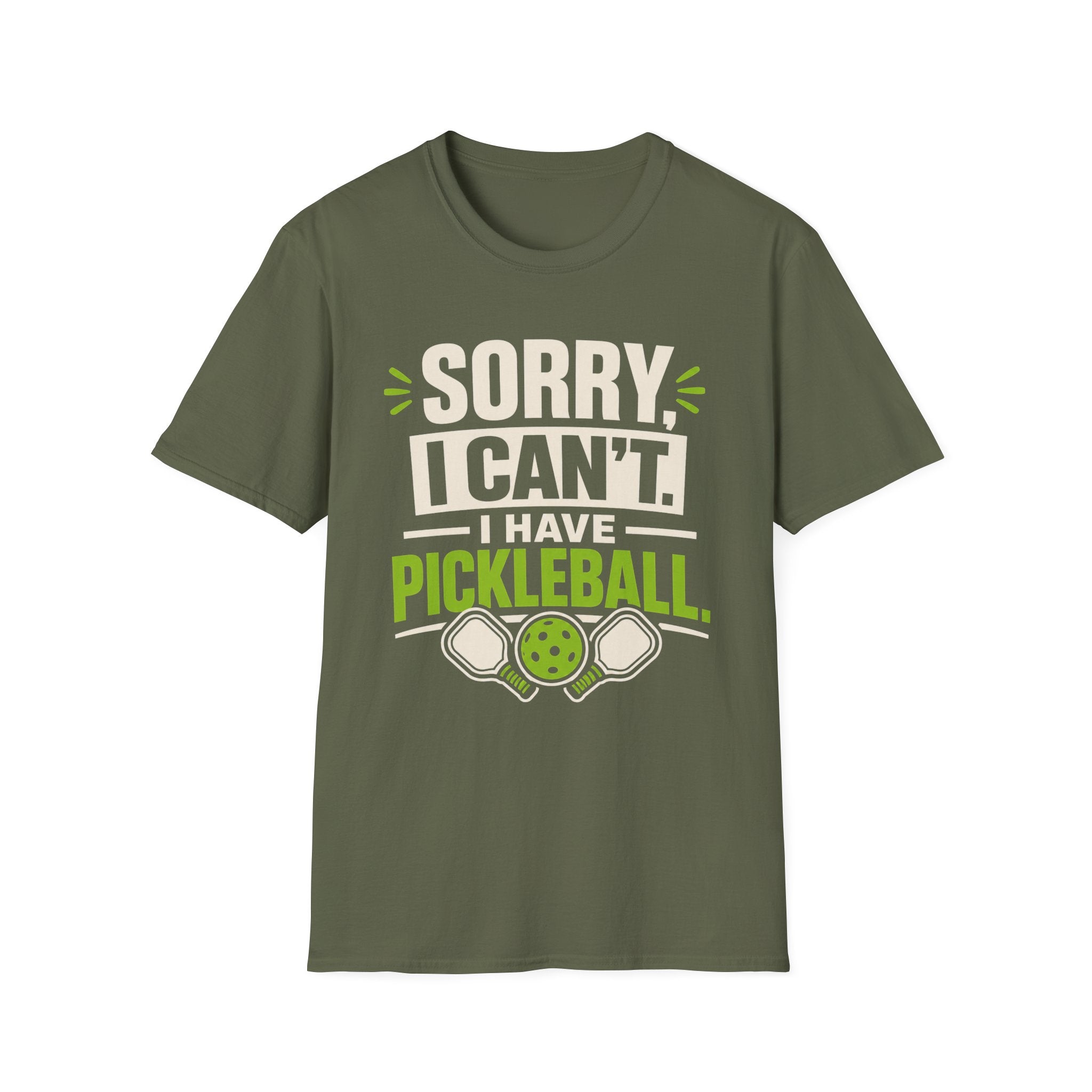 T-Shirt "Sorry, I Can't. I Have Pickleball"
