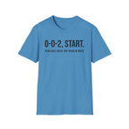 T-Shirt "0-0-2, START. — Pickleball Math"
