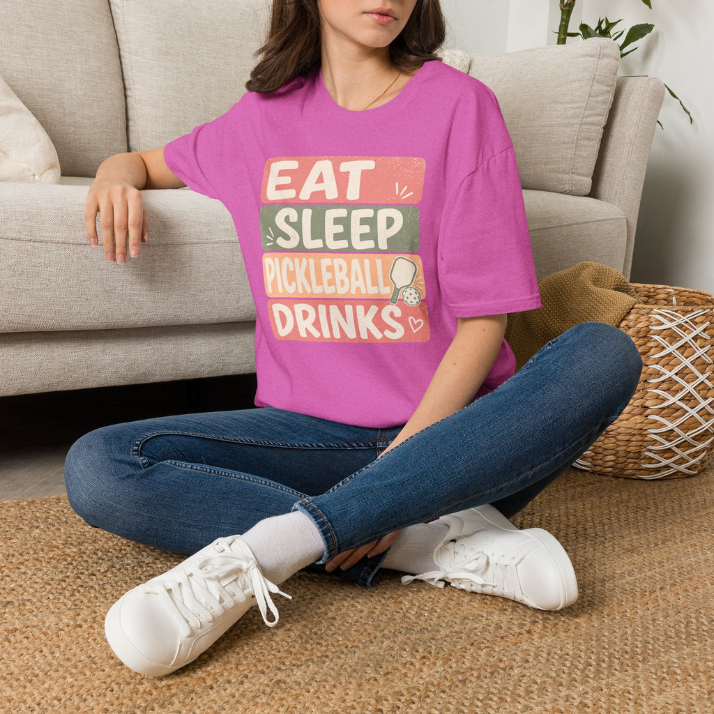 T-Shirt "Eat. Sleep. Pickleball. Drinks."