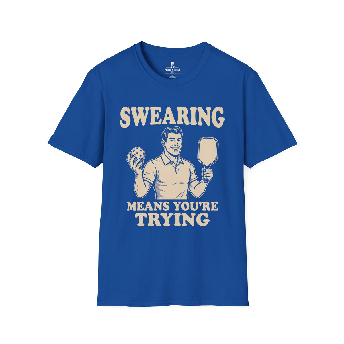 T-Shirt "Swearing Trying"