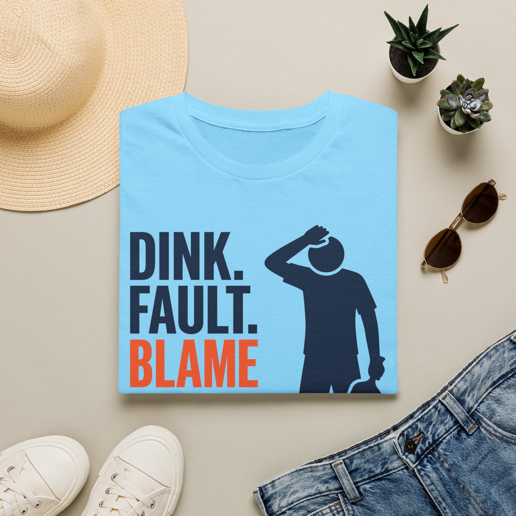 T-Shirt "Dink. Fault. Blame Partner. Repeat."