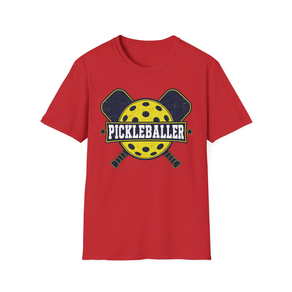 T-Shirt "Pickleballer" With Paddles