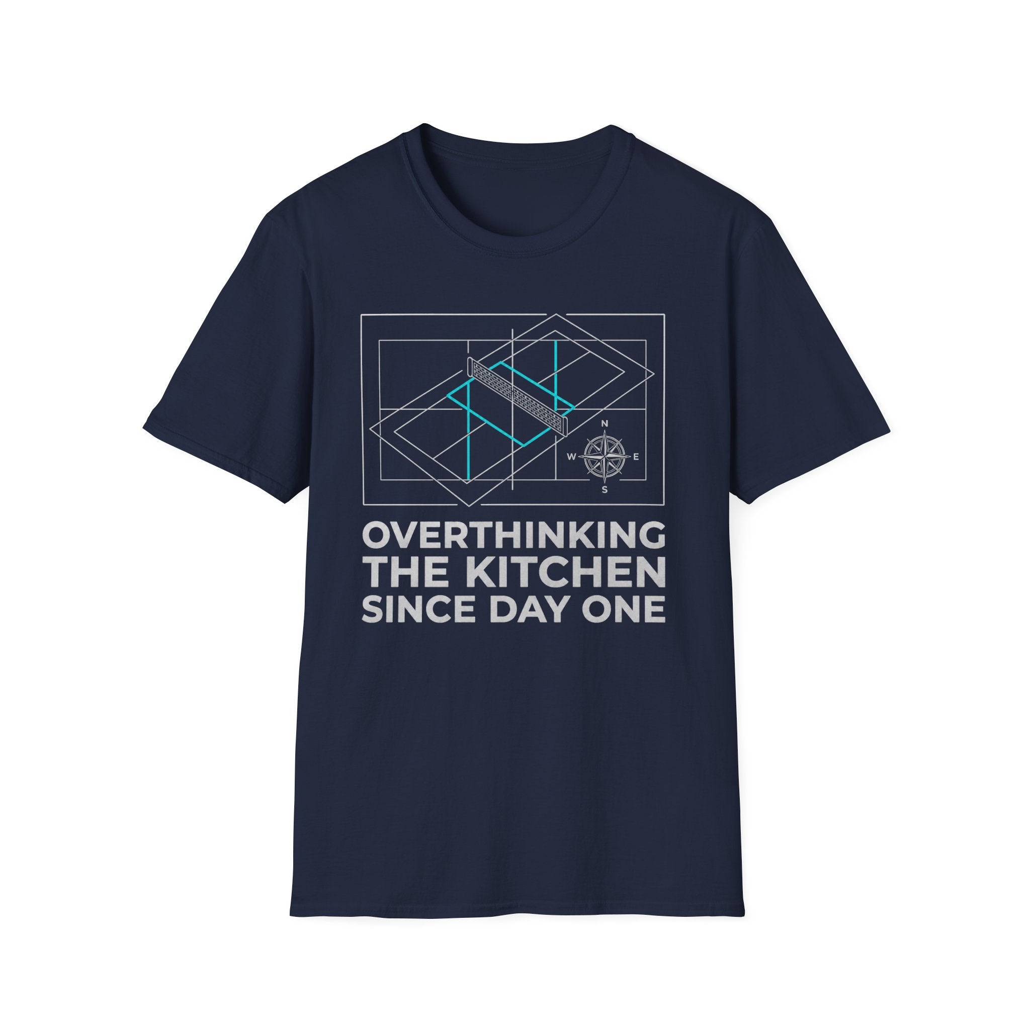 T-Shirt "Overthinking the Kitchen Since Day One"