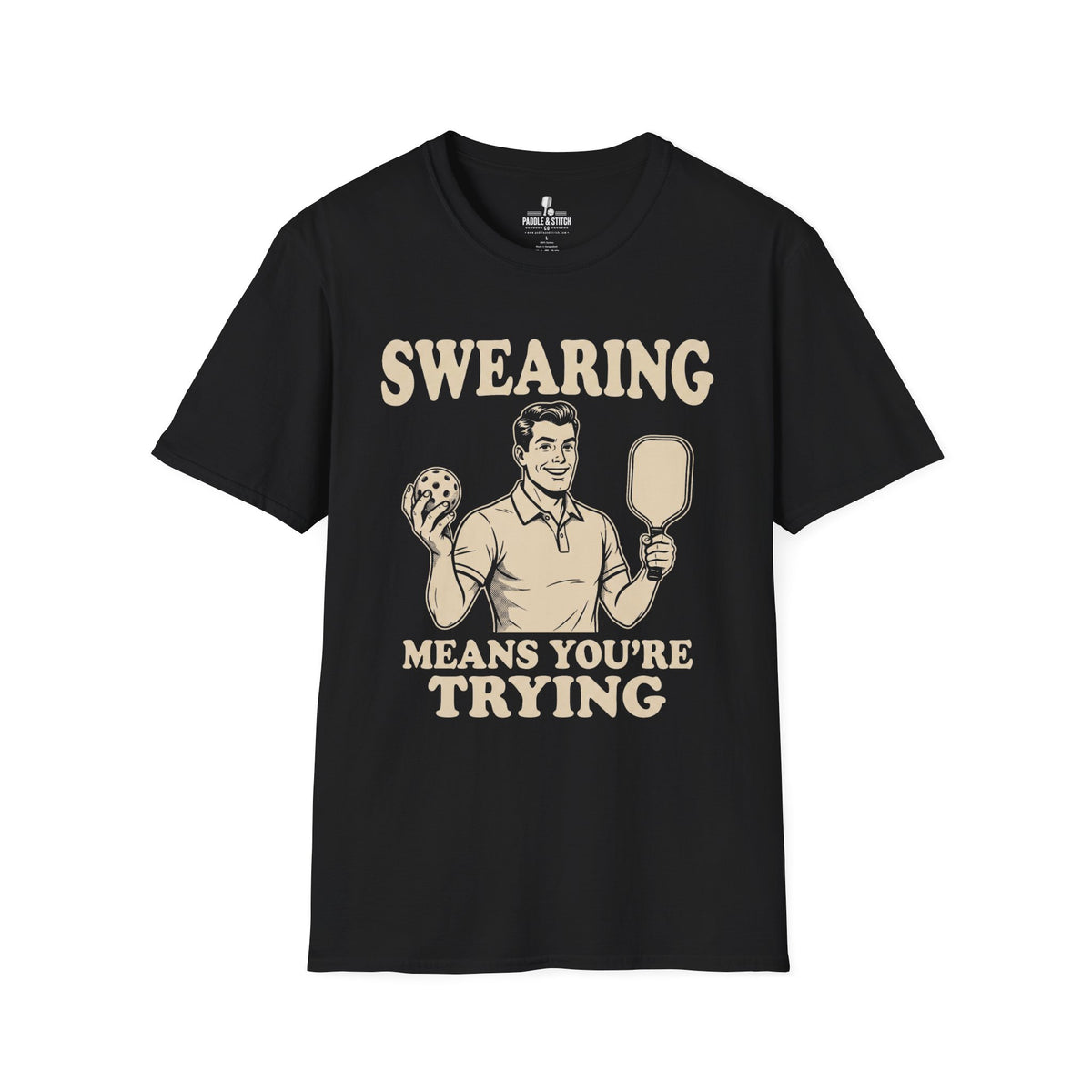T-Shirt "Swearing Trying"