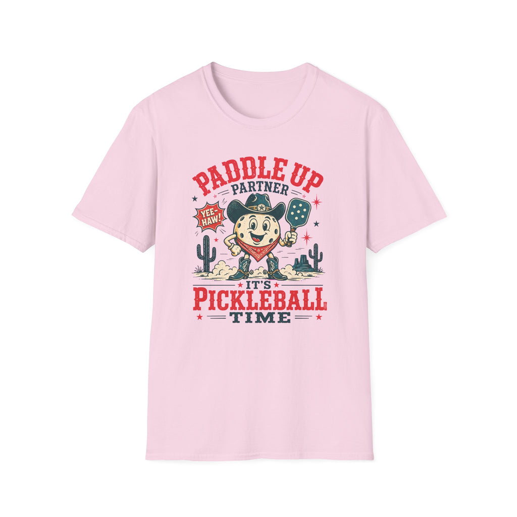 T-Shirt "Paddle Up Partner It's Pickleball Time"