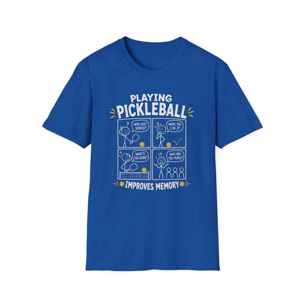 T-Shirt "Playing Pickleball Improves Memory"