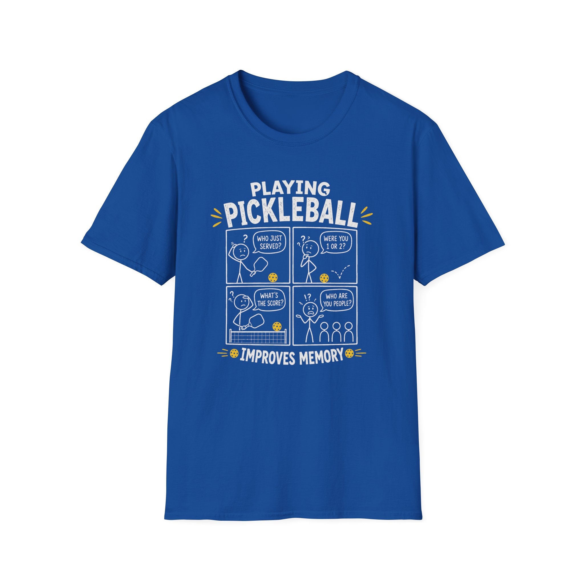 T-Shirt "Playing Pickleball Improves Memory"