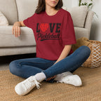 T-Shirt "Love Pickleball" Red