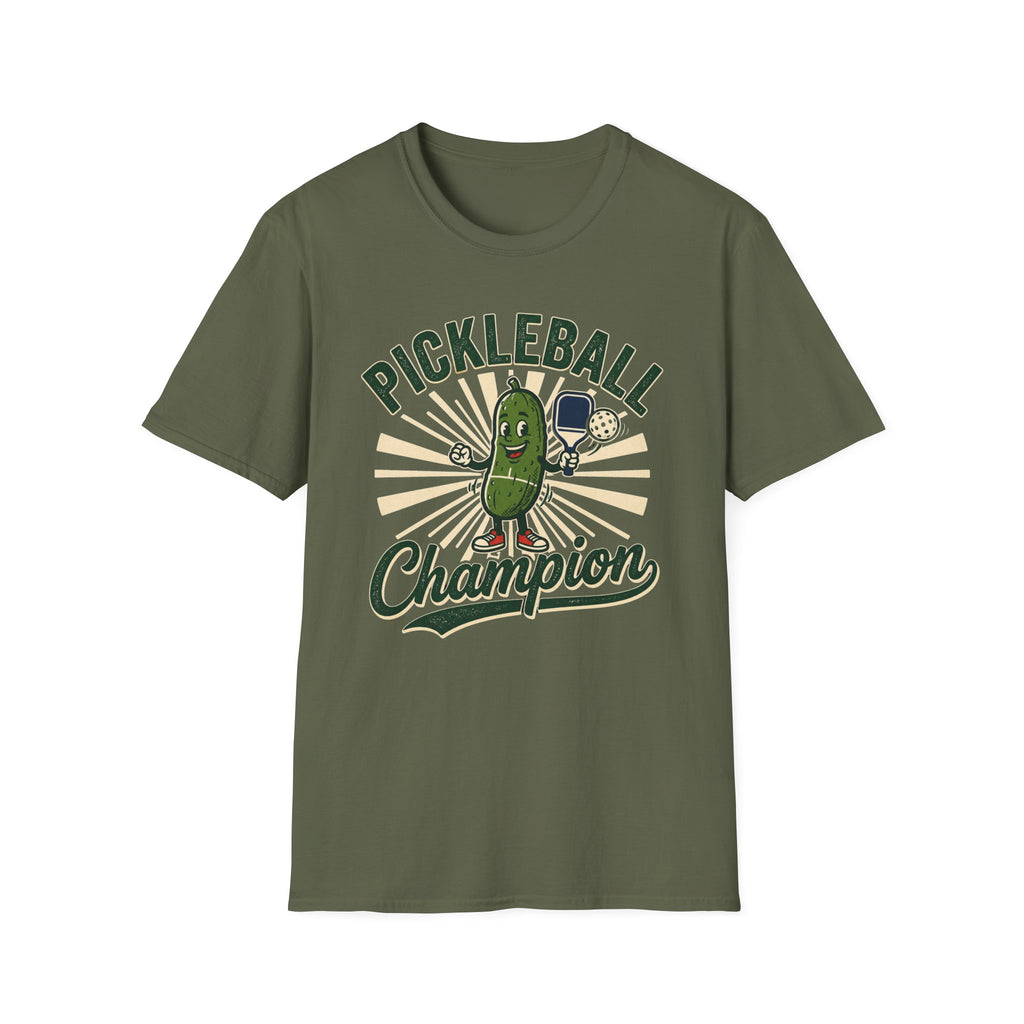 T-Shirt "Pickleball Champion" Mascot