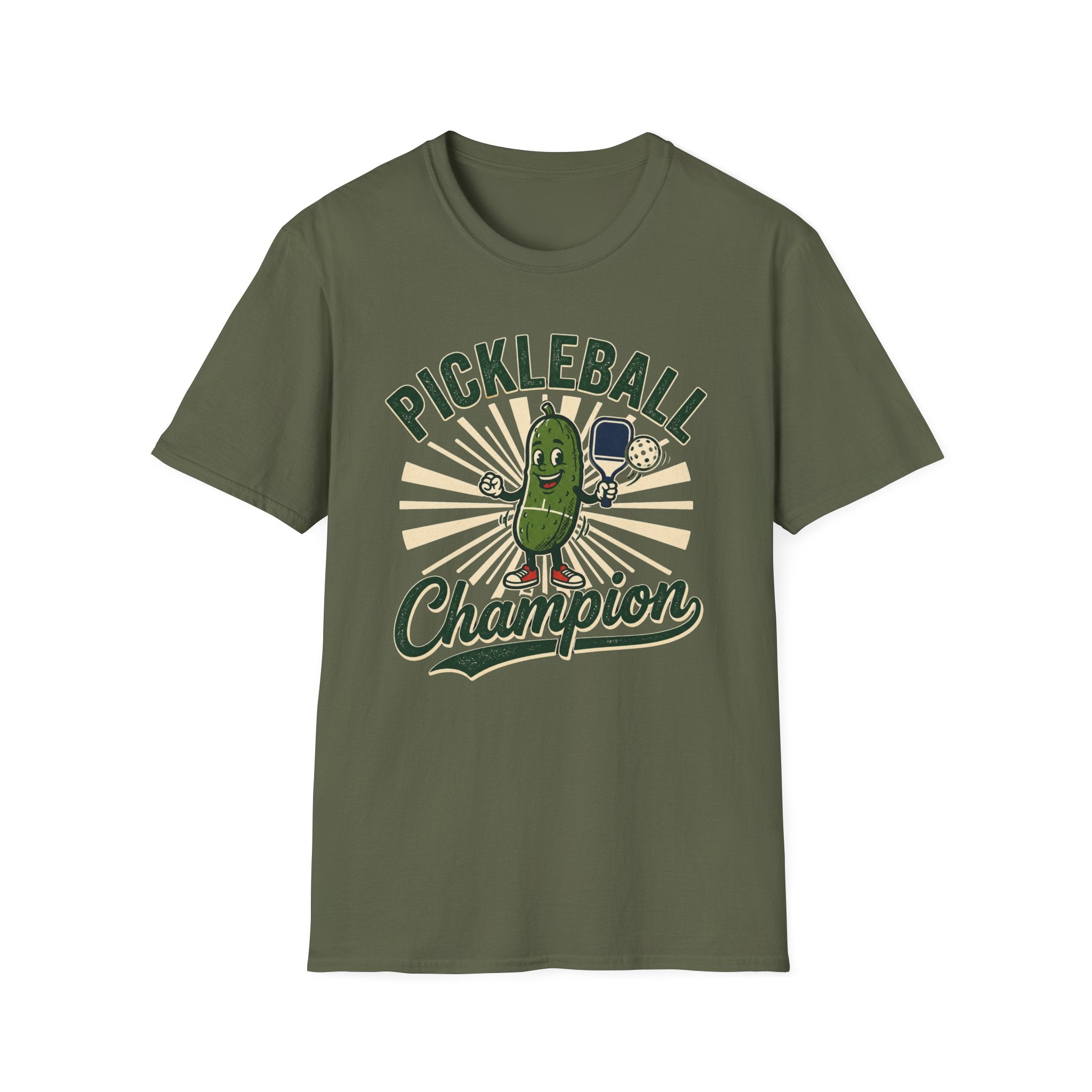 T-Shirt "Pickleball Champion" Mascot