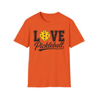 T-Shirt "Love Pickleball" Yellow