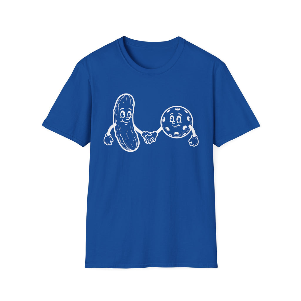T-Shirt "Pickle and Ball" Holding Hands
