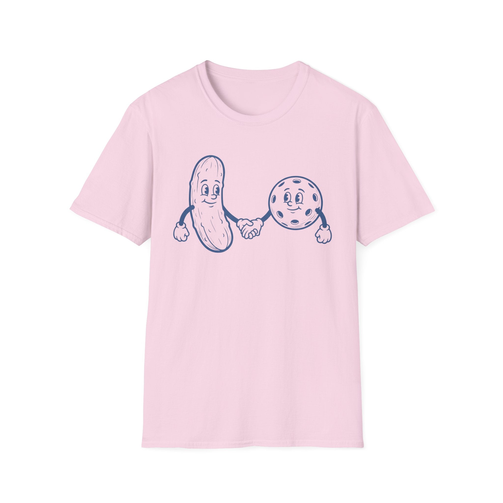 T-Shirt "Pickle and Ball" Holding Hands