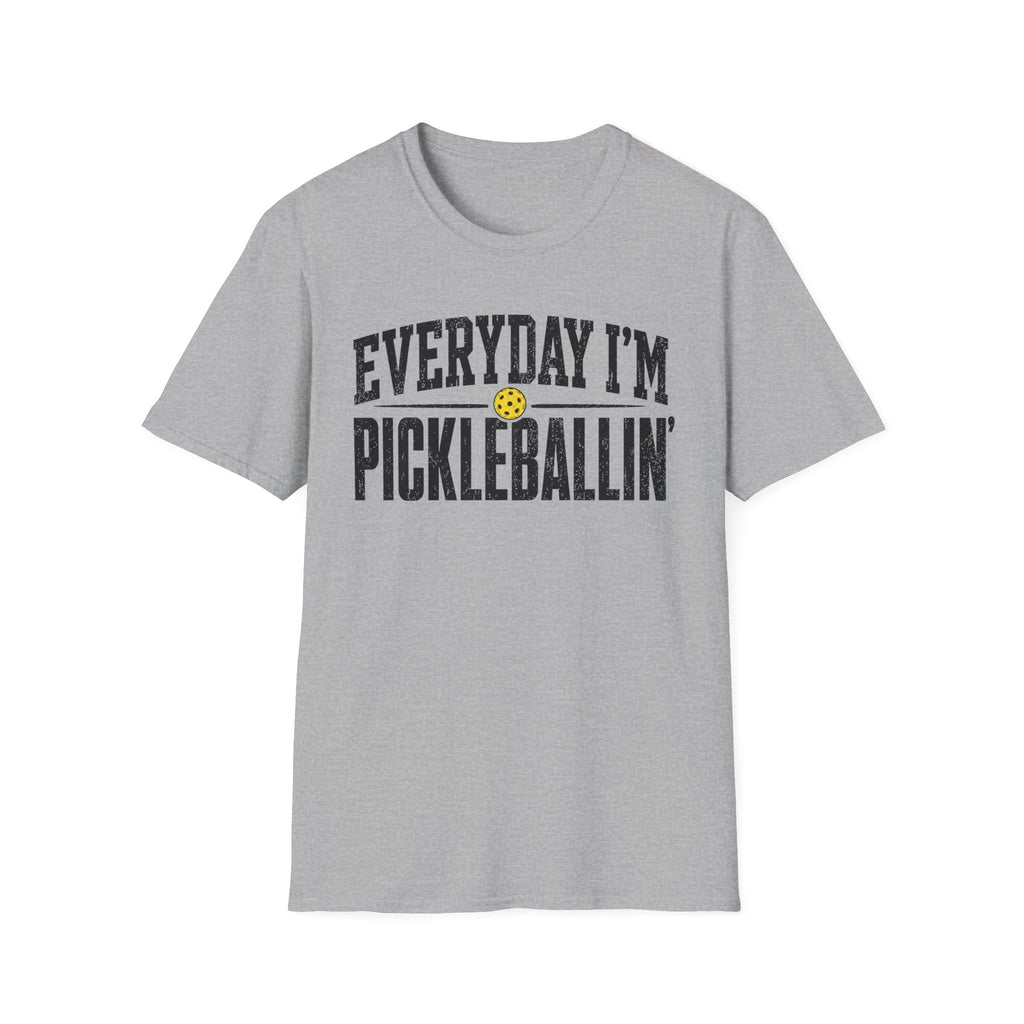 T-Shirt "Everyday I'm Pickleballin"