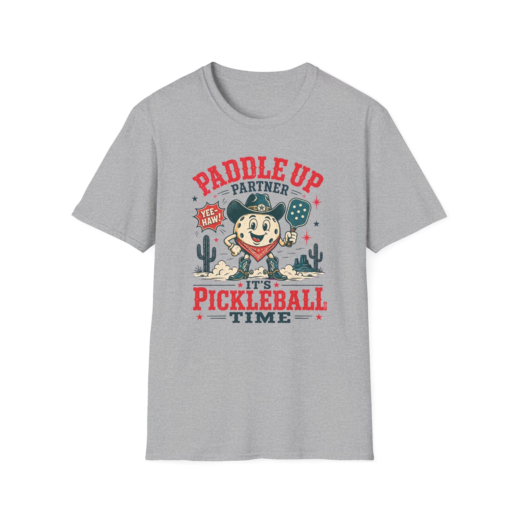 T-Shirt "Paddle Up Partner It's Pickleball Time"