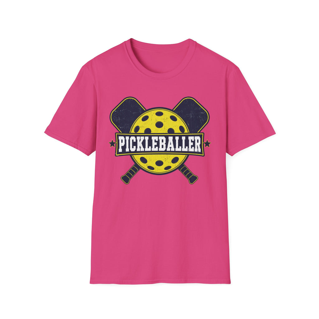 T-Shirt "Pickleballer" With Paddles