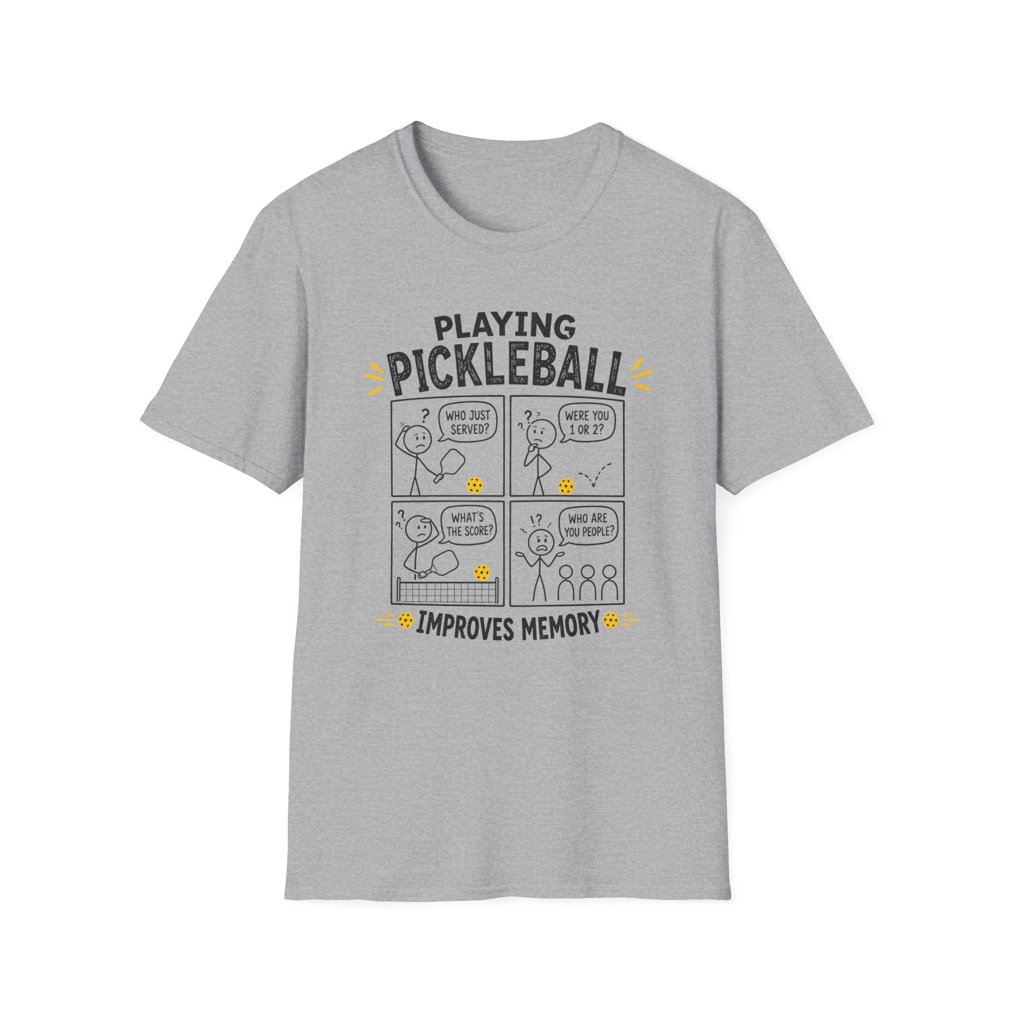 T-Shirt "Playing Pickleball Improves Memory"
