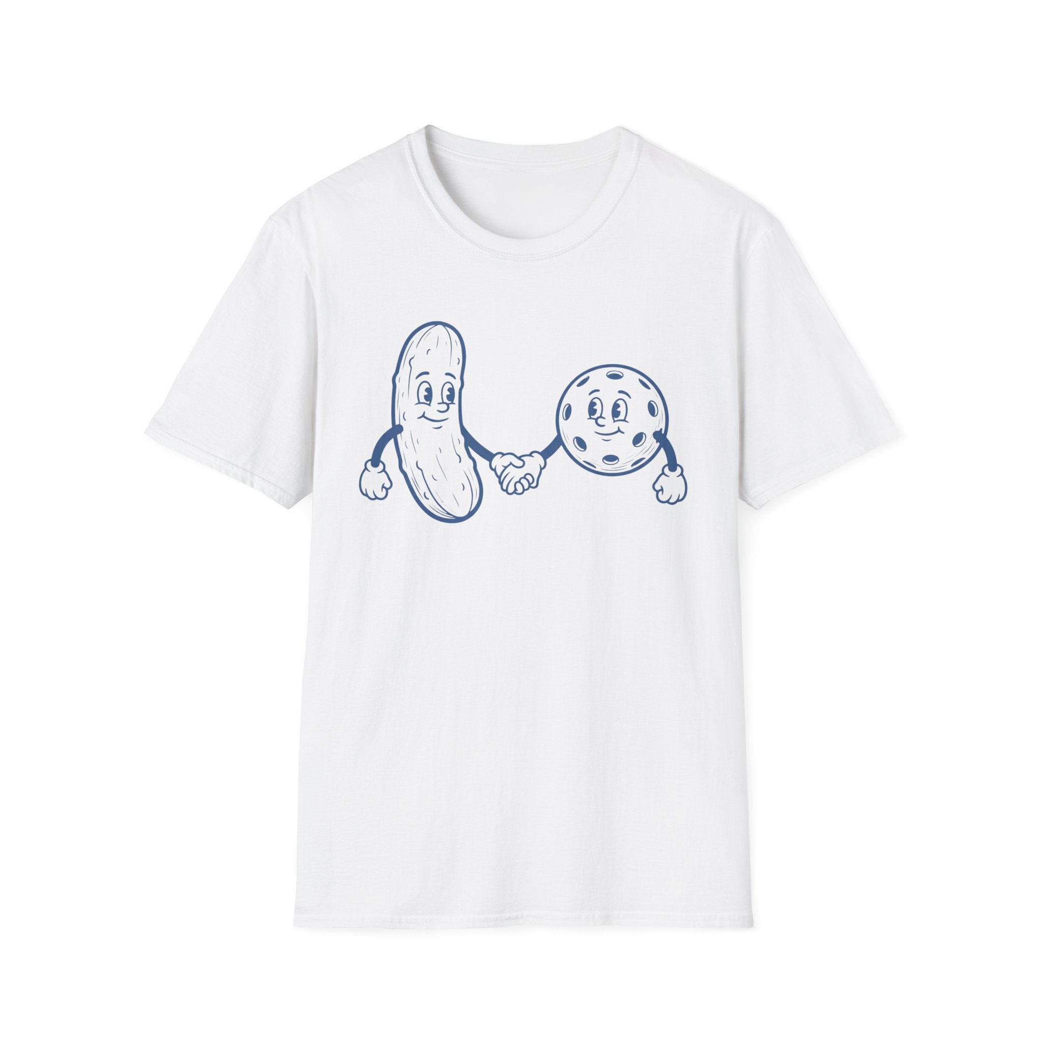 T-Shirt "Pickle and Ball" Holding Hands