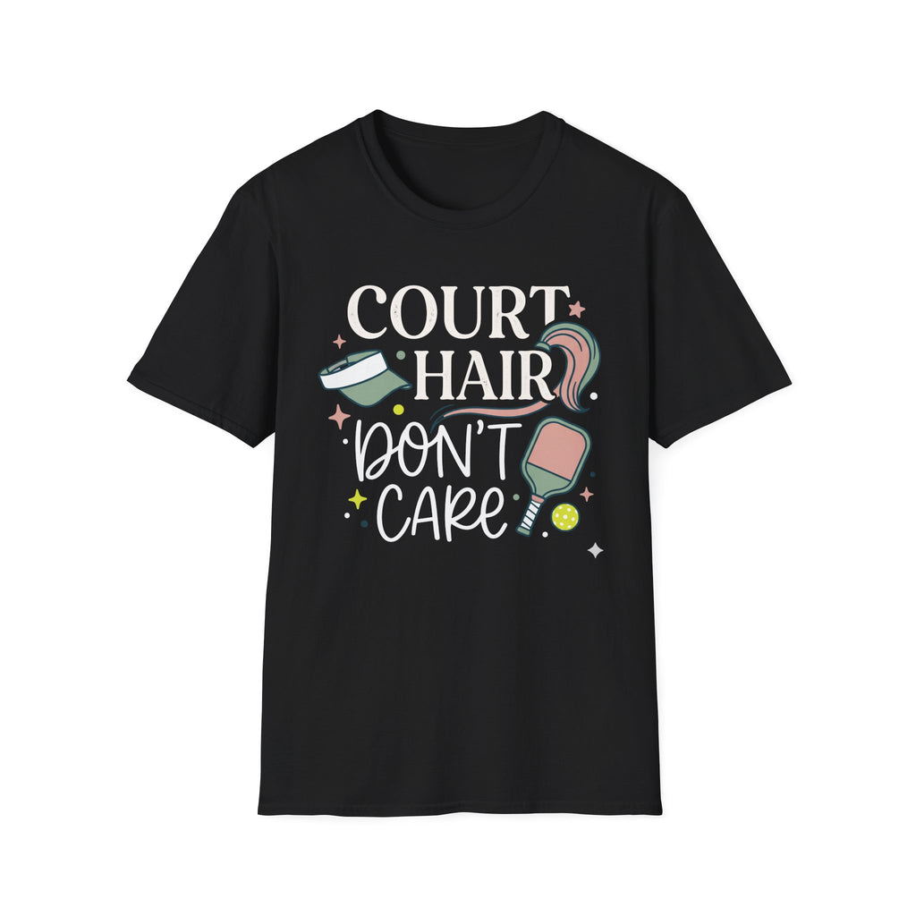 T-Shirt "Court Hair Don't Care"