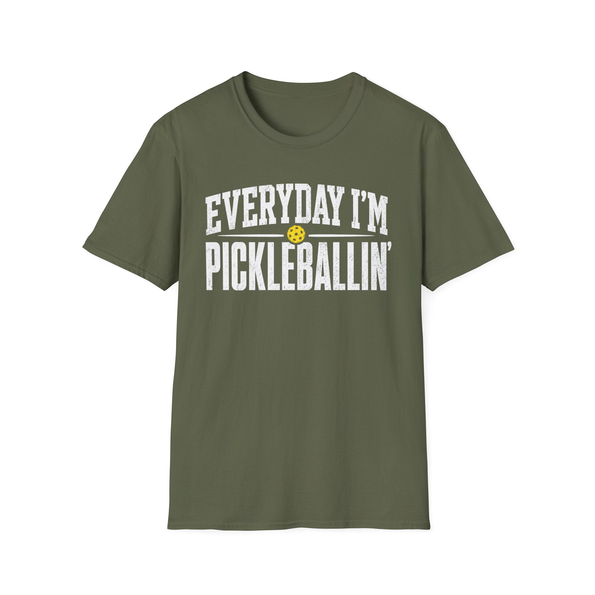 T-Shirt "Everyday I'm Pickleballin"