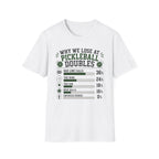 T-Shirt "Why We Lose At Pickleball Doubles"