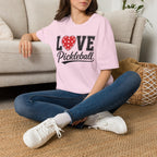 T-Shirt "Love Pickleball" Red